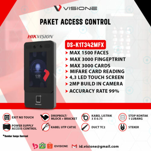 Paket door Access HIKVISION - Face / Fingerprint / Card