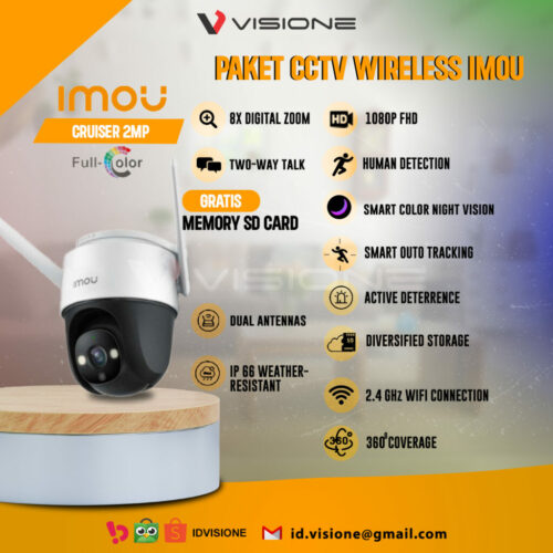 Paket IMOU CRUISIER 2MP FULL COLOR