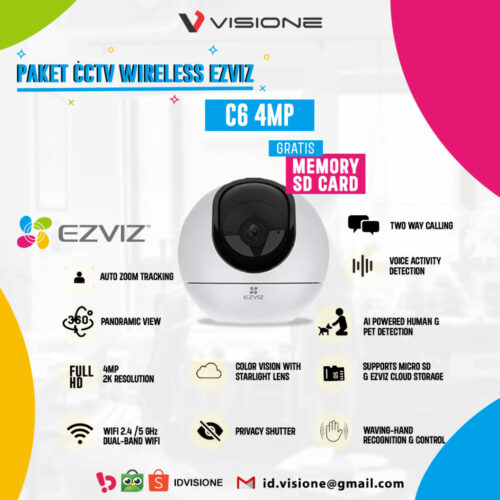 Paket EZVIZ C6 4MP
