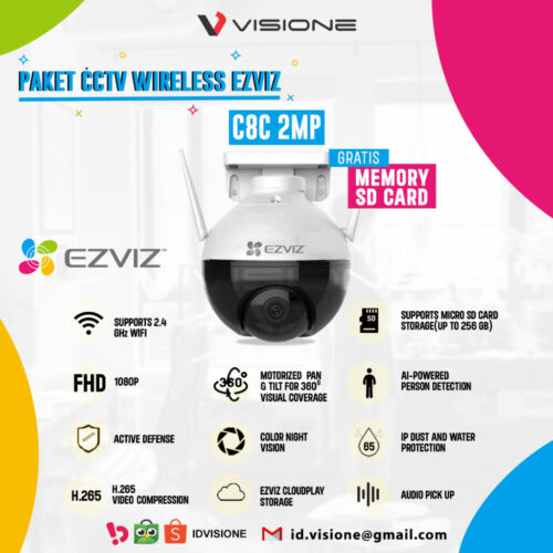 Paket EZVIZ C8C 2MP