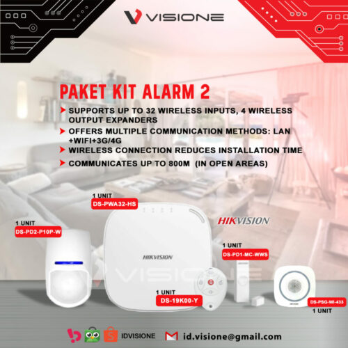 Paket Alarm Kit Wireless HIKVISION 2